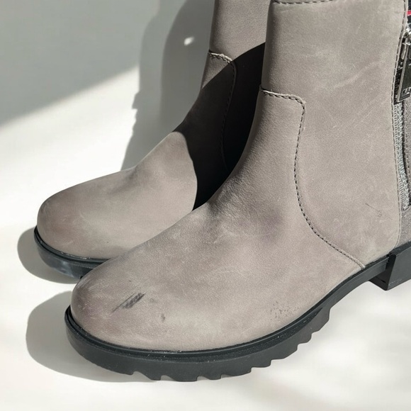 🌻Sorel Gray Emelie™ II Waterproof Full Grain Leather Ankle Boot Women's Size 7 - Picture 12 of 12
